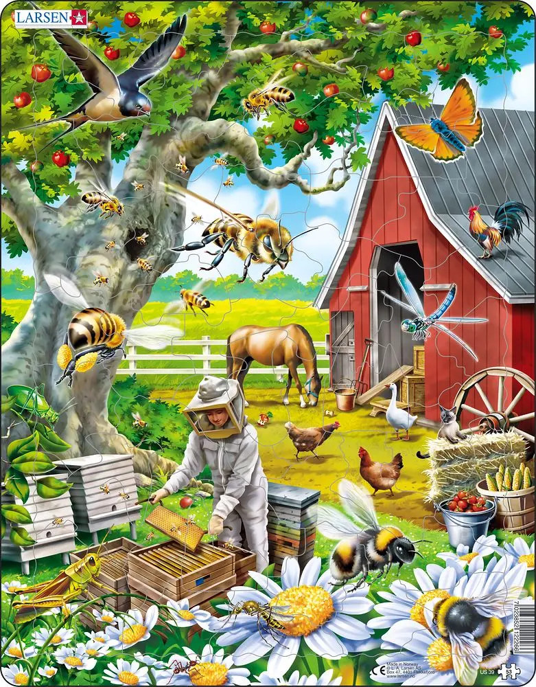 Puzzle - Bienenzucht | Puzzle | 2018 | Larsen | - Bild 2