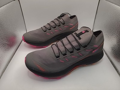 NEW Salomon Pulsar Trail 2 Pro Men's Sneakers - Plum Kitten/Black/Pink Glo Sz 10