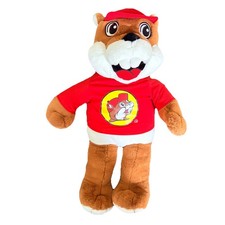 Large 25" Buc-ee's Plush Beaver Stuffed Hat T-Shirt TX Gas Station Mascot Bucees