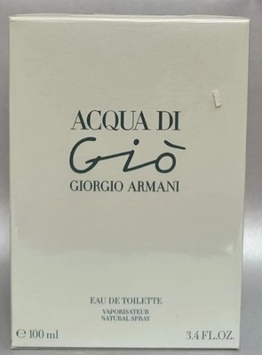 VINTAGE EQUA DI GIO 100 ML FOR WOMAN GIOGIO ARMANI BATCH CODE UA239 JAHR 2004