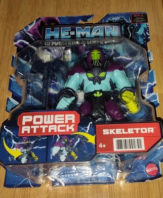 He-Man Masters of the Universe  Power Attack Skeletor & Man E Faces