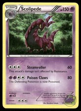 Scolipede 54/114 Rare Black & White Pokemon LP