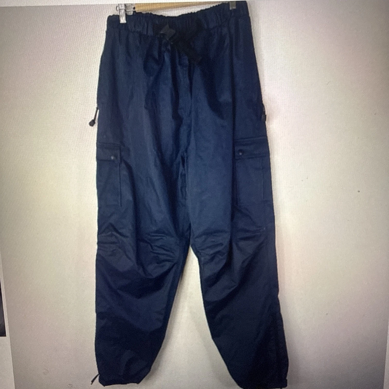 WETSKINS Men Rain Navy Coverall Pants Lined Size XXL