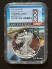 2018-S $1 SILVER AMERICAN EAGLE NGC PF70 First Day of Issue FDOI : 06758