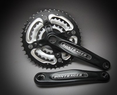 Bontrager Trek Triple Crank Set / Black / 175 mm / 44 32 22 Dreifach Compact