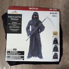 New Fade In & Out Phantom Light Up Halloween Costume Phantom Child Size M 8/10