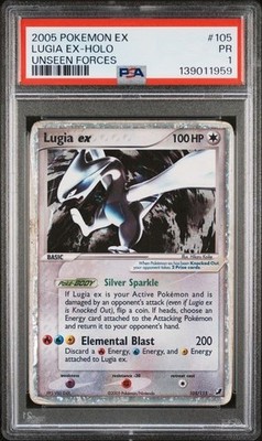 lugia ex pokemon card price Ancient Origins 68 Lugia EX CGC 7 - Subgrades main image 0
