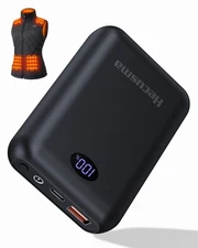 Heated Vest Battery Pack 16000mAh 7.4V, Battery Pack for Heated Vest Compatib...