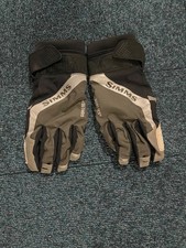 Simms Goretex G4 Gloves Dark Gunmetal Size La...