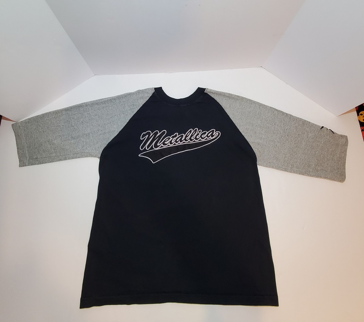 Vintage Metallica Shirt Baseball Tee Men