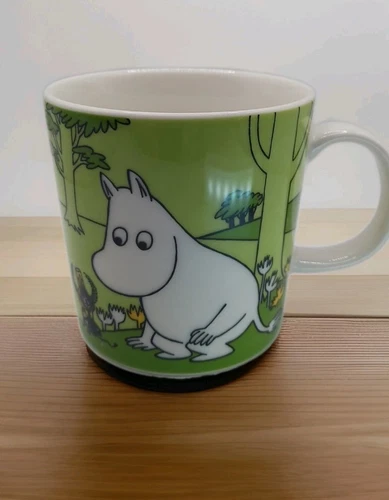 Arabia Finland 2019 Moomin Mug Moomintroll Grassgreen