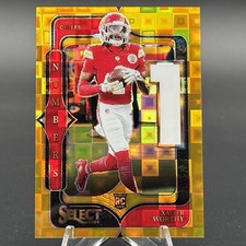 2024 Panini Select Xavier Worthy GOLD Pandora Rookie SSP /10 Numbers #8 RC