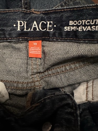 Childrens Place Jeans Boys 10 adjustable waist Bootcut Classic Fit - Picture 3 of 7