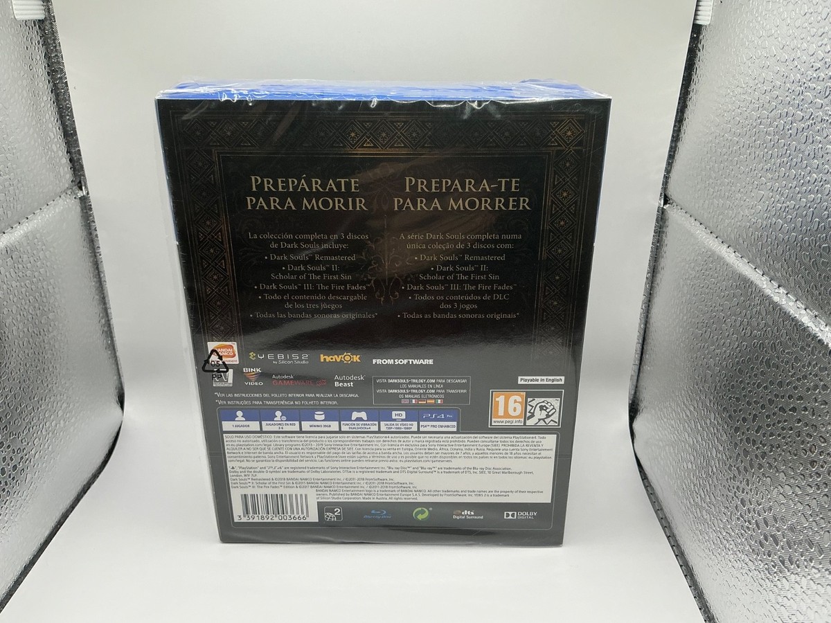 Dark Souls Trilogy Box Set – Sony PlayStation 4 – BRAND NEW SEALED