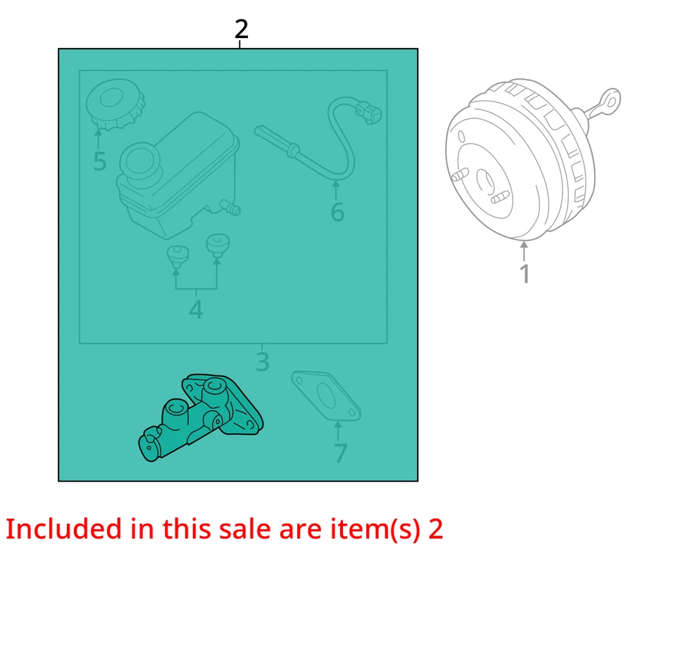 Mazda Tribute 2006 cilindro maestro de frenos OEM 139 k millas - LKQ379165576 Foto 4 de 4