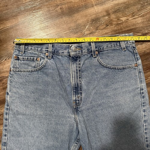 Vintage 80s Levi's 505 Denim Shorts Size 34 Regular Fit Supreme Not Selvedge - Picture 3 of 13