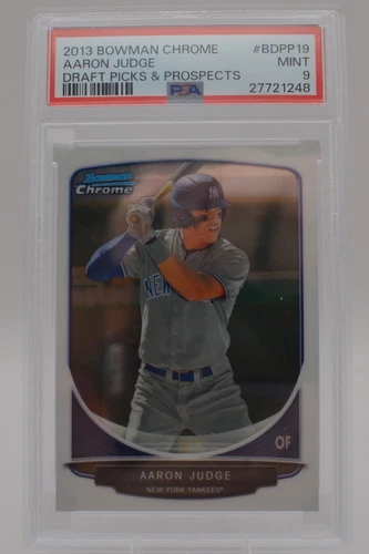 2013 Bowman Chrome Draft Picks & Prospects #BDPP19 Aaron Judge 1st PSA 9 Yankees