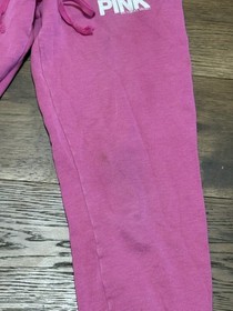 Vintage Y2K Victoria&rsquo;s Secret PINK Hot Pink Butt Logo Sweat Pants Womens Size XS