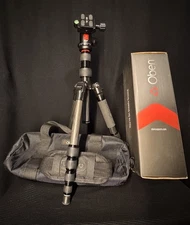 Oben CT-3535 Folding Carbon Fiber Travel Tripod with BE-208T Ball Head COMPLETE