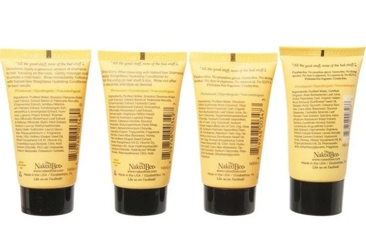 The Naked Bee 橙花蜂蜜礼品套装 - 4 件旅行套装蜂蜡和蜂蜜 — 第 3/3 张图片