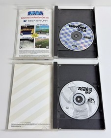 SEGA Saturn 4 Game Sports Lot w/Cases & Manuals: Daytona USA, Madden 97 SEE DESC