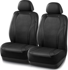 Leather Car Seat Covers Premium Automotive Waterproof Two Front Bucket Seat Pro Leather Car Seat Covers Premium Automotive Waterproof Two Front Bucket Seat Pro