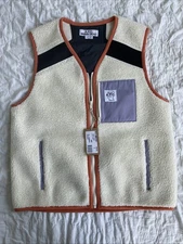 APC - Brain dead. Streetwear Collaboration Fleece Vest. Limited Edition