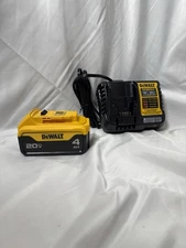 DeWALT 20V MAX XR 4Ah Battery DCB204 + DCB1104 12V/20V 4A Charger Kit Li-Ion