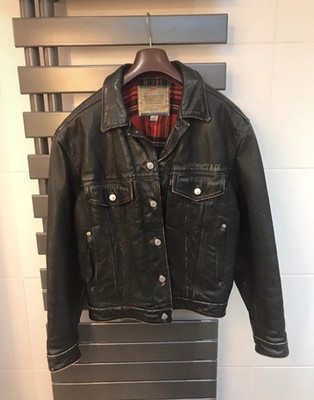 Levi s Leather Jacket Levis Vintage Lederjacke Gefüttert Xl (8053307289)