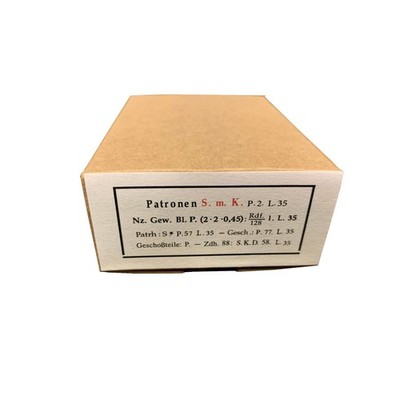 Ammo box 7,92 x 57 mm anti-armour ammunition with iron core Mauser 98k