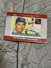 2013 Topps Baseball Ted Williams Boston Red Sox Manufactured Patch #MCP-8
