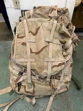 USGI Large Rucksack Backpack 3-Color Desert DCU w/ Frame MOLLE Military Issue