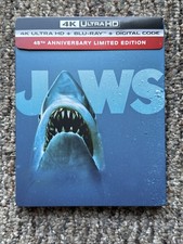 Jaws 4k Steelbook 45th Anniversary Limited Edition + Blu-Ray & Digital