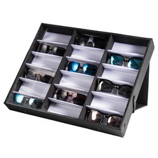 Eyewear Display Storage Case 18pcs, Sunglasses Organizer