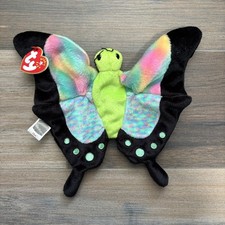 Vintage (2000) TY Beanie Baby “FLOAT” the Rainbow Butterfly 10” with Tags 