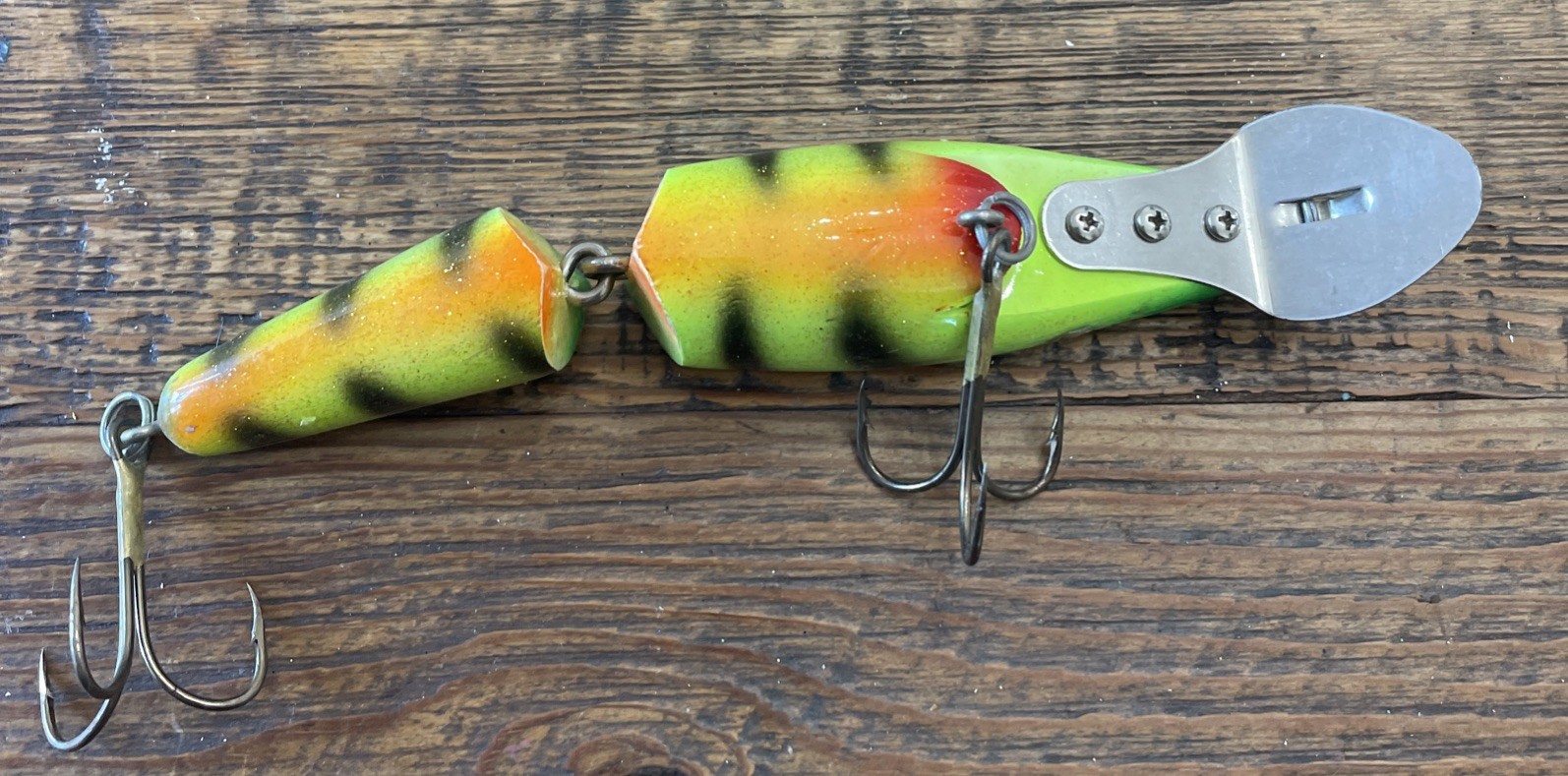 Lot of 4 Muskie Pike Lures (ThunderStick, Swimmin Pig, Pig, Custom imitation Pig - Image 11