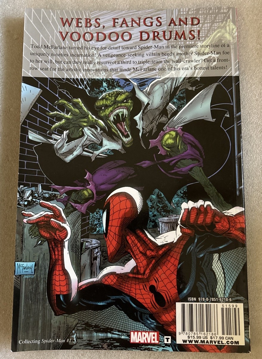 SPIDER-MAN: TORMENT By Todd McFarlane (softcover) Graphic Novel
