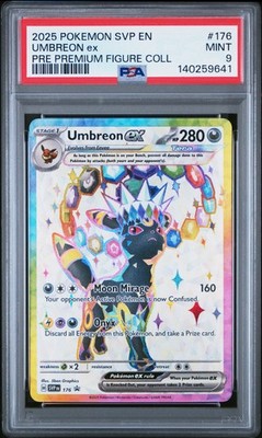 PSA 9 Umbreon Ex Full Art #176 2025 Pokemon Svp Black Star Promo