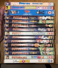 The Simpsons/Family Guy/ American Dad/Futurama DVD Box sets Joblot x15+