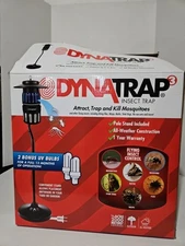 DynaTrap3 -  1/2 Acre Trap Fly Mosquito Bug Light Zapper Pole Mount Black New