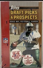 2003 TOPPS DRAFT PICKS & PROSPECTS NFL FOOTBALL HOBBY BOX 