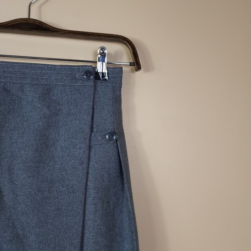 Dennis Girls Half Pleat Uniform Skirt in Gray Size 8 - Picture 3 of 12