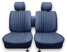 Sitzbez&uuml;ge (Vordersitze) f&uuml;r Mercedes SL R/W107, SLC blau ab Bj.85