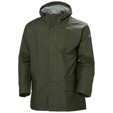 Helly Hansen Mandal Rain Jacket Polyester Army Green 3X