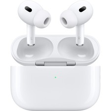 Apple AirPods Pro (2nd gen) w/MagSafe Case (USB-C) White MTJV3LL/A Open Box