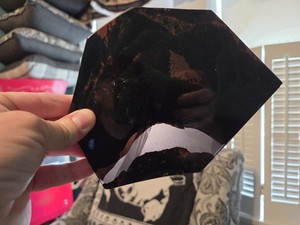 3 Polished Obsidian Slabs. Mahogany Or Tri low