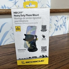 Scosche HDGRIP Heavy Duty Phone Mount Window/ Dash Base Hands free
