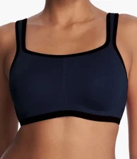 NATORI Size 34 H Black Lined Full Figure Underwire Sports Bra