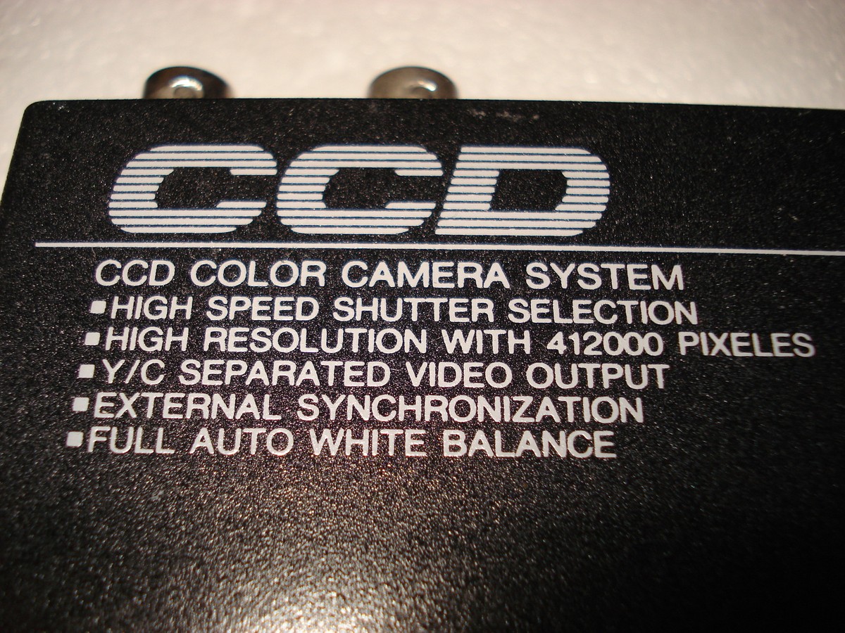 東芝 CCD カラーカメラ IK-M40 動作品 ACアダプター TOSHIBA IK-M40 CCD COLOR CAMERA SYSTEM CONTROLLER w/ Power