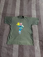 Vintage Pokemon T-shirt Nintendo 2000s Distressed Big Logo Rare Merch Size S-M